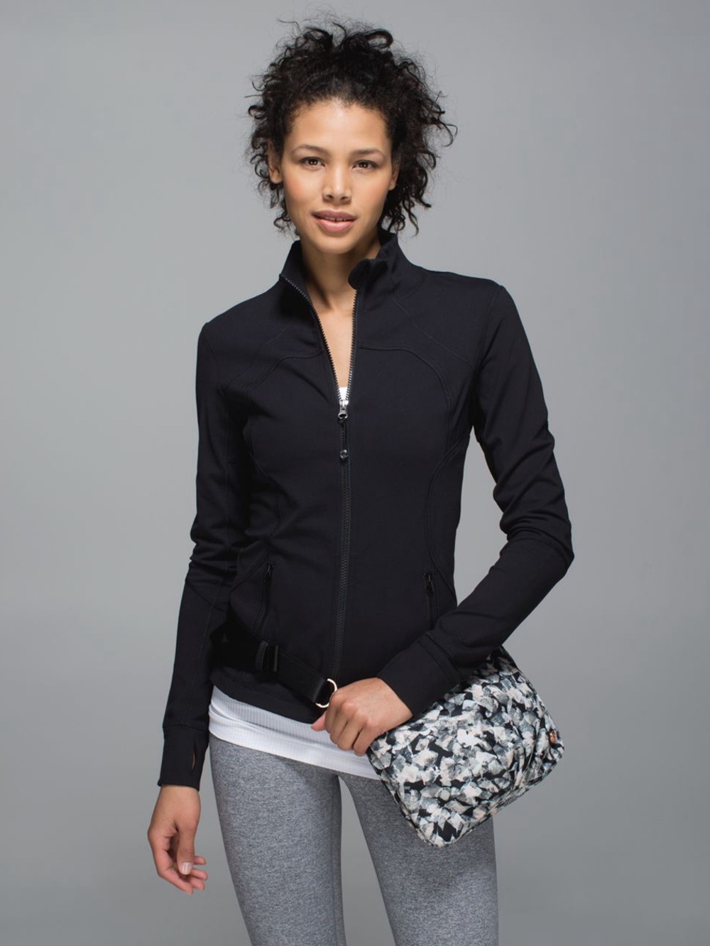 Lululemon Hip To Be Free Bag *Polyester In Mystic Jungle Butter Pink Black
